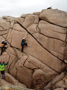 Rock-climbing!